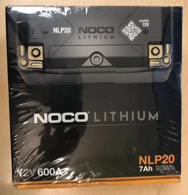 NOCO NLP20 - 12V / 600A / 7AH - Lithium Powersport Battery - *BRAND NEW*