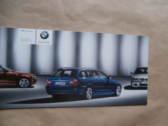 BMW 316I 318I 320i 325i 330i,318d-330d E46 Touring Edition 3/2005 Brochure  EUR 6,95 - PicClick DE