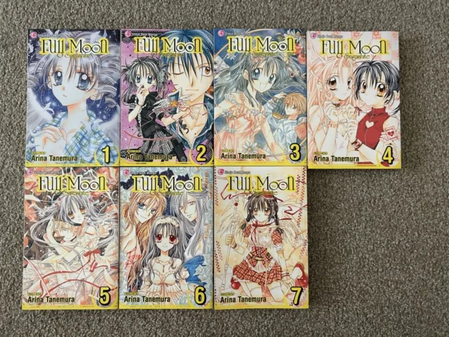 Full Moon O Sagashite, volumes 1-7, complete set (English), by Arina Tanemura