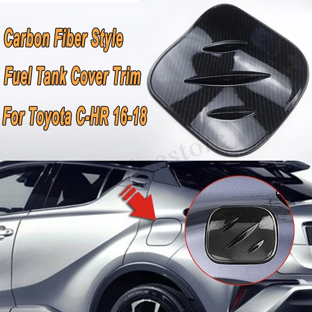 Set Tappi Specchietti Retrovisori Per Toyota C-HR X1 (10/16) - Sinistro E Destro, Nero, Johns