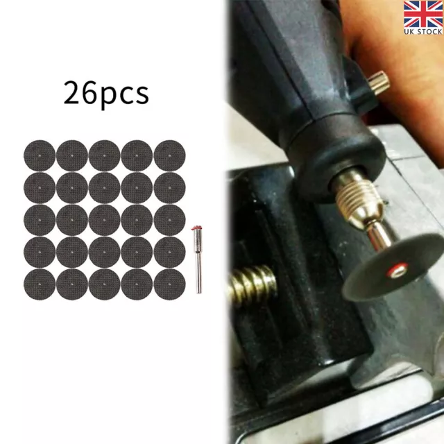 25Piece 32mm Strong Fiberglass Reinforced Resin Cutting Wheel Discs Cut Off Sets