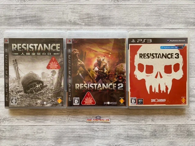 SONY PlayStation 3 PS3 Resistance Fall of Man & 2 & 3 set from Japan