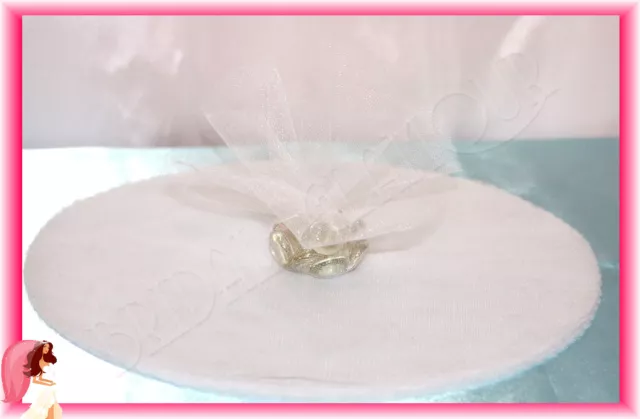 100-500pc Tulle Circles 23cm (9") Bomboniere Wedding Favour Rounds Candy Wrap 2