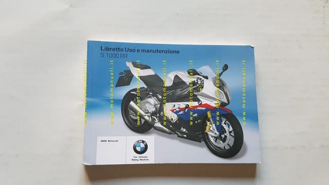 BMW S 1000 RR 2010 manuale uso manutenzione ITALIANO moto originale