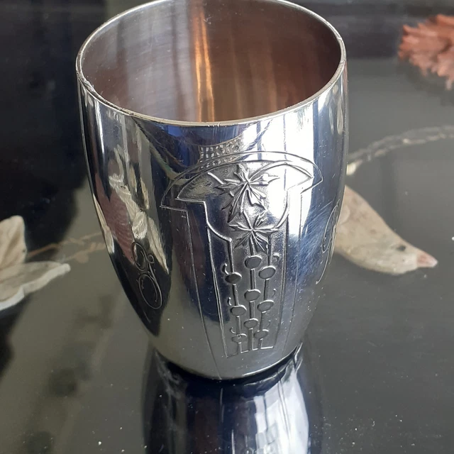 ANCIENNE ET BELLE timbale Art Nouveau EUR 10,00 - PicClick FR