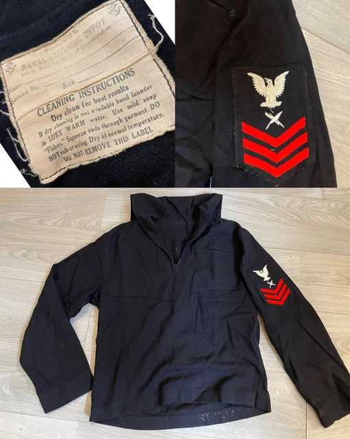 WW2 US NAVY Wool Cracker Jack Uniform Shirt Naval Clothes Sailor 38