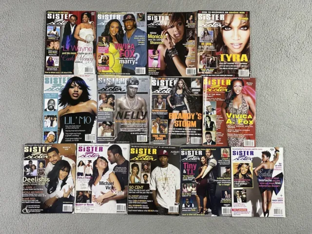Sister 2 Sister Magazine 2000s Cash Money Lil Mo Brandy LL Cool J Hip Hop Lot 13