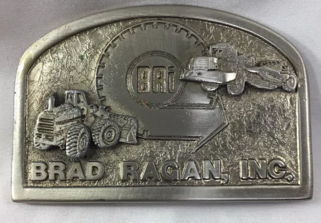 Brad And Ragan Inc Belt Buckle Heavy Metal Special Casting Measures 3.5x2 Inches