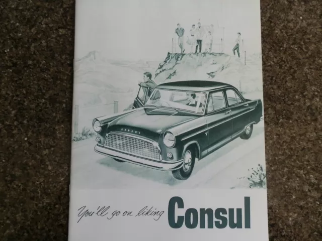 1958 Ford Consul   Aust  Brochure