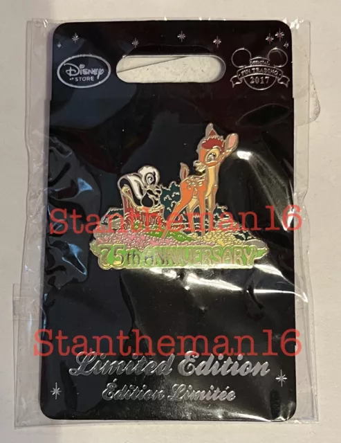 2017 Disney Store Bambi 75th Anniversary LE 800 Disney Pin 119655