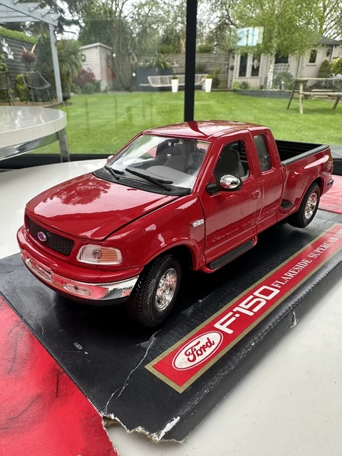 1/18 - FORD F150 Flareside Supercab 1997 - Red , Die Cast Model Pick Up ...