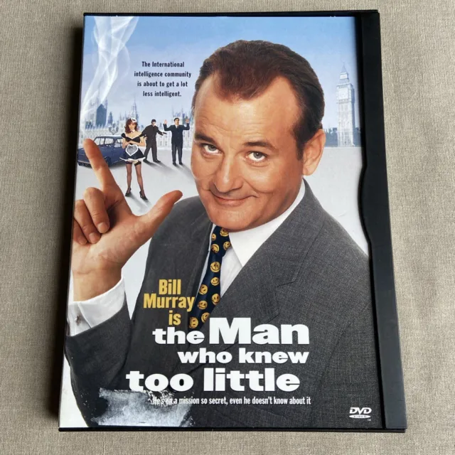 The Man Who Knew Too Little (DVD, 1997) Crime Comedy Bill Murray Joanne Whalley