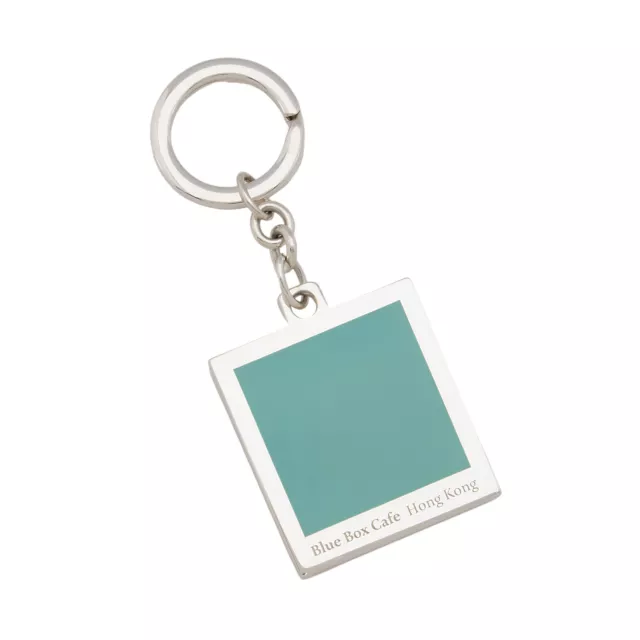 Tiffany & Co. Sterling Silver Blue Box Cafe Bag Charm