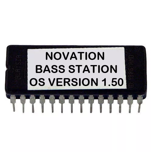 Novation Bass Station Firmware Latest OS V 1.50 Eprom Update Upgrade 1.5