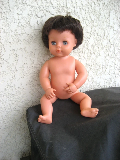 Ancienne Poupée Raynal Tinnie 38 Cm - France, Bisque Et Composite, Vintage