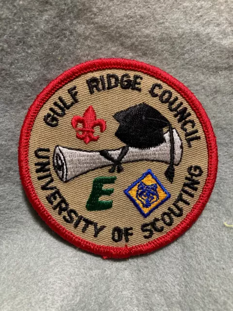 (103)  Boy Scouts -  Gulf Ridge Council - University of Scouting patch