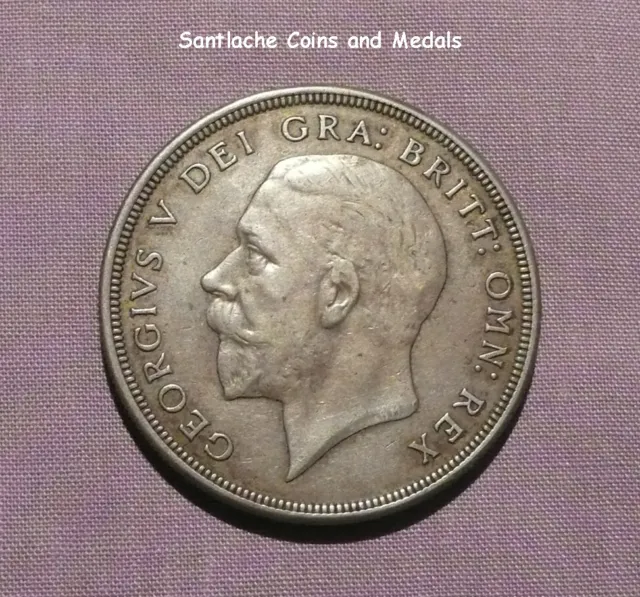 1928 King George V Silver Wreath Crown 2