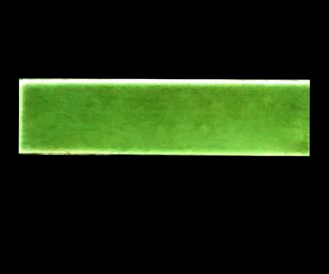 VICTORIAN FIREPLACE MANTEL TILE Emerald Green circa 1890-1906. (3) reclaimed 2