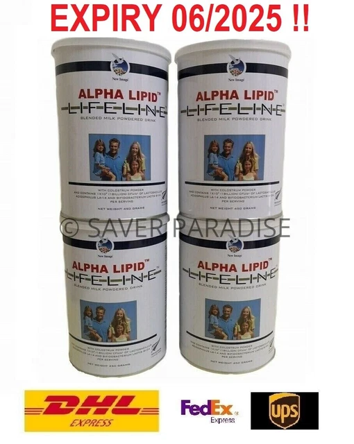 4 CANS ALPHA Lipid Lifeline Colostrum Powder - FREE EXPRESS 3 DAYS SHIPPING !! EUR 216,89 - PicClick DE