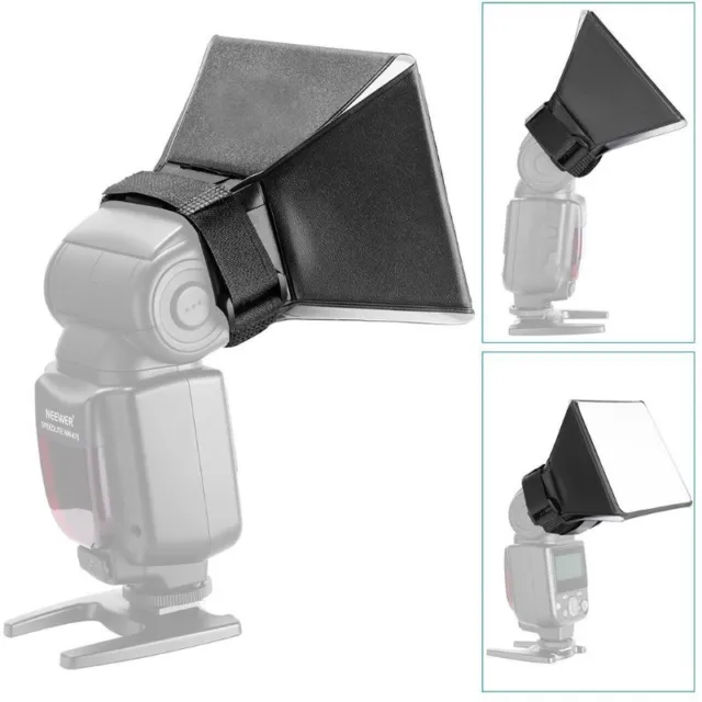 10x13cm Mini Softbox Diffuser for DSLR Flash Speedlite Speed Light Portable