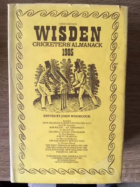 Wisden Cricketers Almanack 1985 ( Hard Cover )