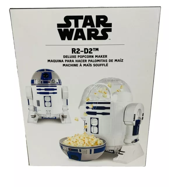 NEW Star Wars R2D2 Droid Popcorn Maker- Kitchen Appliance  butter Warmer & Bowl