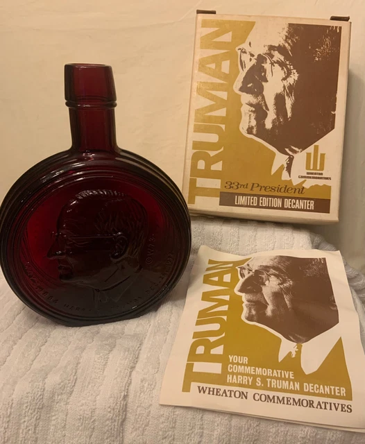 Wheaton Glass Harry S. Truman 33rd President Limited Edition Decanter 