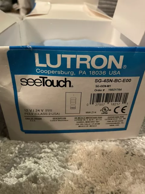 Lutron - Keypad - SG-4SN-BC - New/Ex Stock Unit