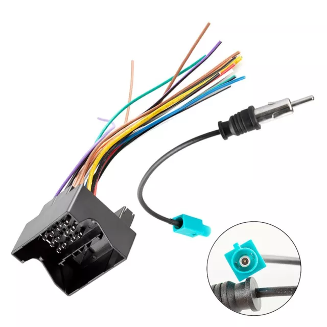 Radio Wire Harness Plug For A8 2000 For A3 2006-2010 For BMW Interface