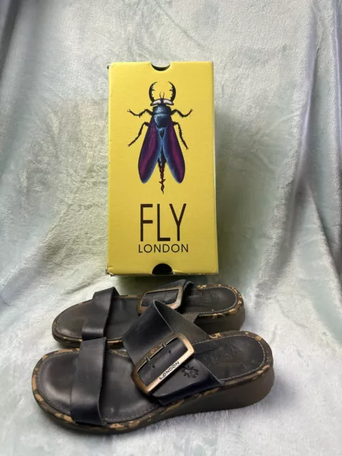 Fly london navy clearance sandals
