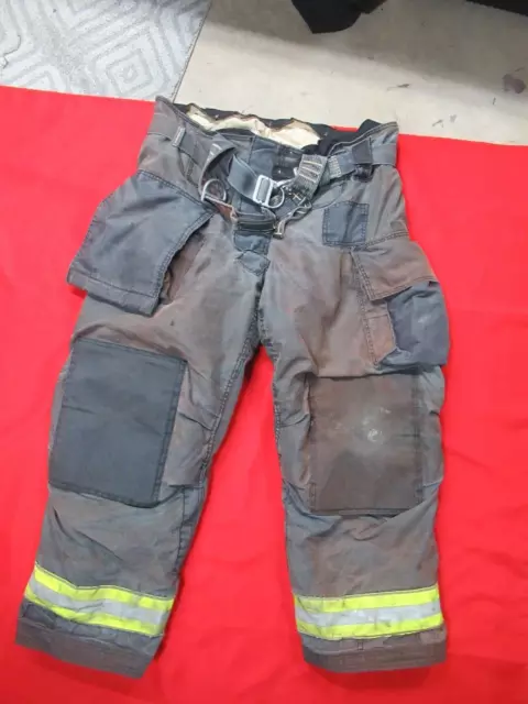 MFG 2014 GLOBE IH 44 x 32 INTERNAL HARNESS Firefighter Turnout Pants FIRE GEAR
