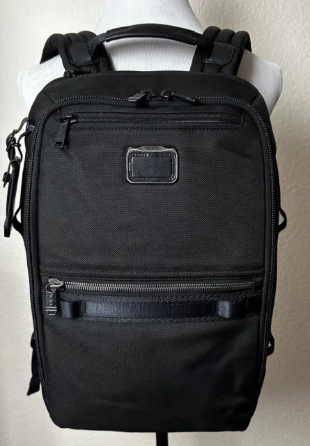 Tumi  Alpha Bravo Dynamic Backpack Black Ballistic Laptop Bag Travel