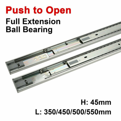 Pull Out Drawer Rails FULL PULL-OUT FULL pull-out drawer rails telescopic rails guide rails ...