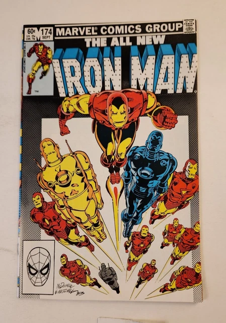 Iron Man #174, Sep 1983, VFN+/NM, James Rhodes as Iron Man  (Mark's comics)