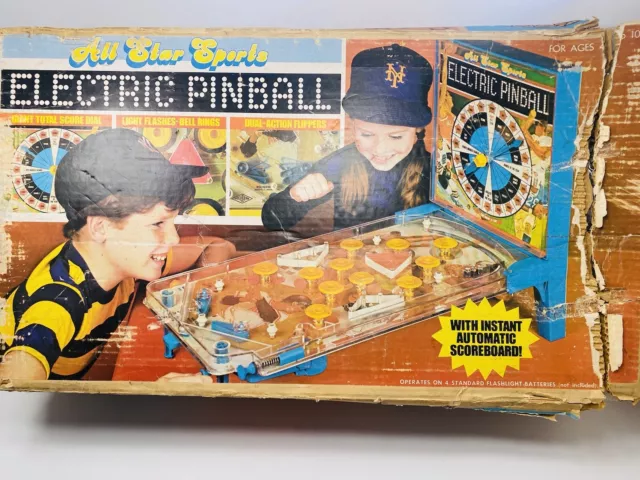 Wolverine, All Star Sports, Electric Pinball Game Vintage Working Tested Rare