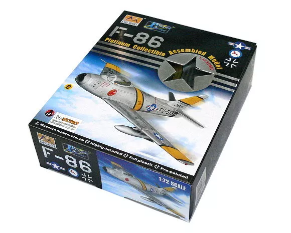 EASY MODEL Aircraft Model 1/72 F86 334FS USAF Pilot Maj James Jabara 37101 E7101