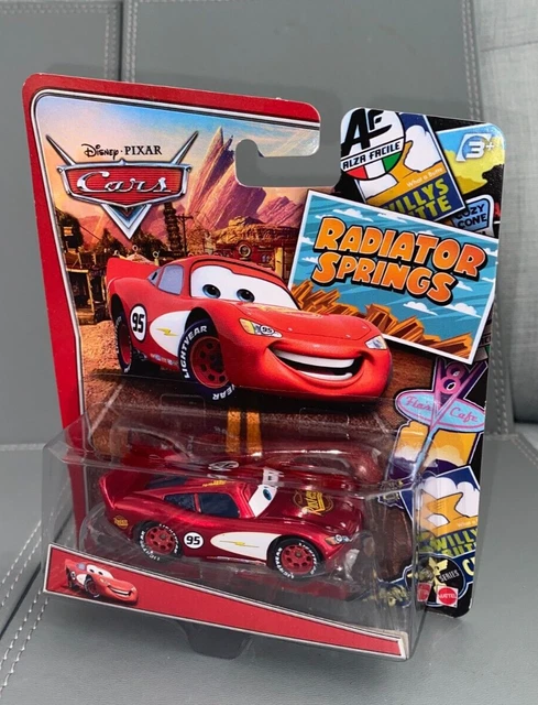 DISNEY PIXAR CARS - Radiator Springs Flash Lightning McQueen On Blister ...