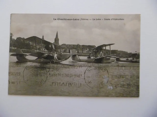 Carte Postale Ancienne- Essai D'hydravion - 1929 - La Charite Sur Loire - Nievre