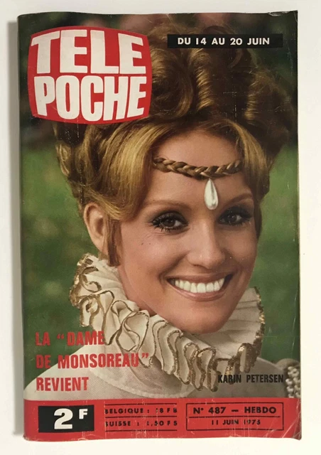 ►Tele Poche 487 - 1975 Karin Petersen - Guy Beart - Georges Descrieres - Dalida