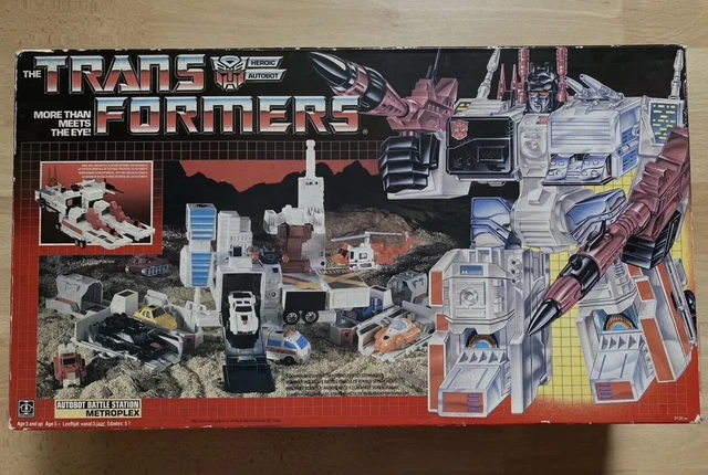ROBOT TRANSFORMERS G1 Metroplex Autobot Battle Station - Hasbro 1986 ...