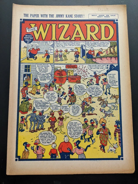 WIZARD COMIC NO 1153, November 15th 1947, D.C. Thomson, FREE UK POSTAGE ...