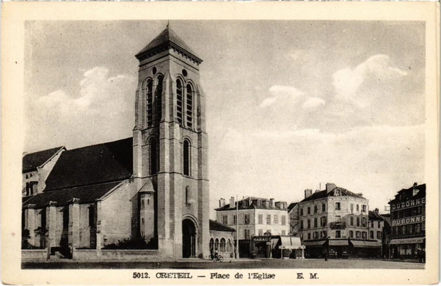 CPA AK Creteil Place de l'Eglise FRANCE (1282365)