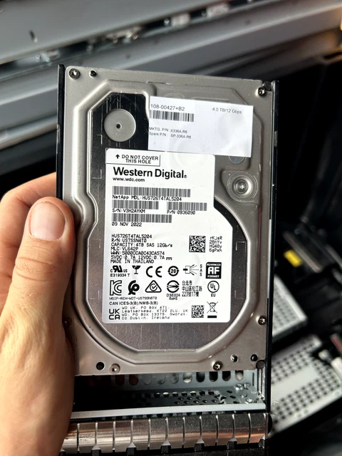Western Digital Ultrastar DC HA210 1 TB Hard Drive - 3.5 Internal - SATA ( SATA/600)- Model HUS722T1TALA604 1W10001 1TB