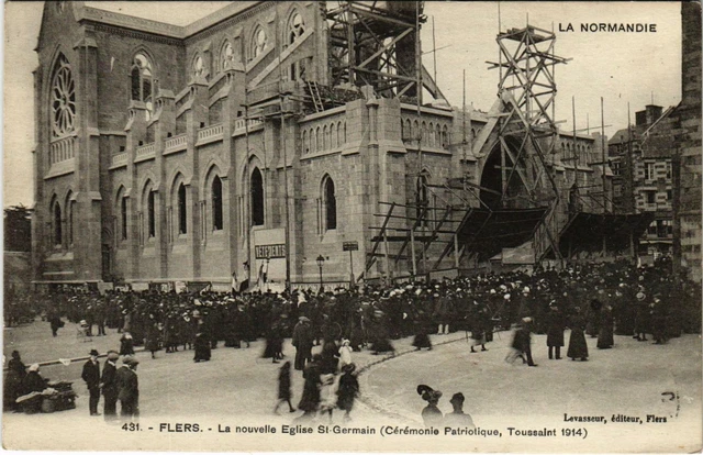 CPA AK Flers Orne - The New Church of St. Germain (800387)