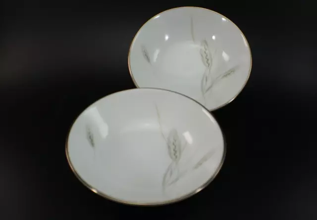 Rosenthal Regina Platinum FRUIT BOWL Set of 2 Wheat Retired Pattern Germany