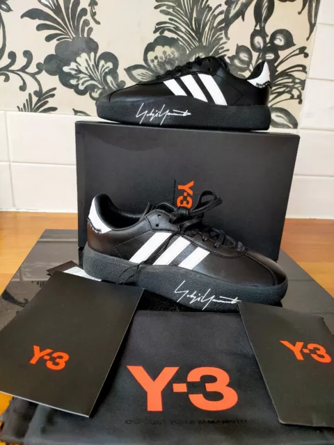 Y 3 TANGUTSU LEATHER Football Sneakers Size U.K 4.5 150.00