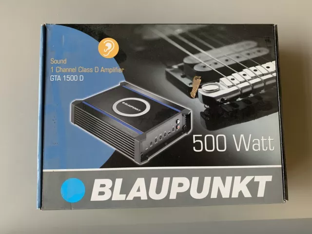 BLAUPUNKT Verstärker; Auto; GTA 1500 D; 500 W; Amplifier; 1-Kanal