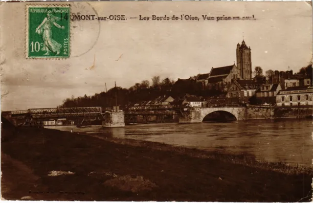 CPA Beaumont s Oise Les Bords de l'Oise FRANCE (1309488)