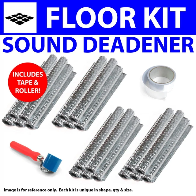 Heat & Sound Deadener Early Cars 1900 - 27 Floor Kit + Tape, Roller 33588Cm2