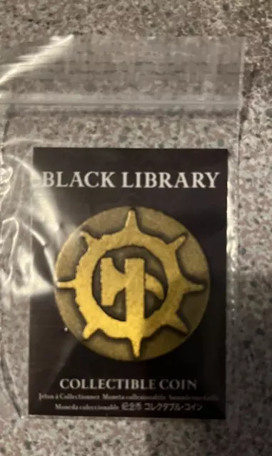 Black Library Collectible Coin (New)